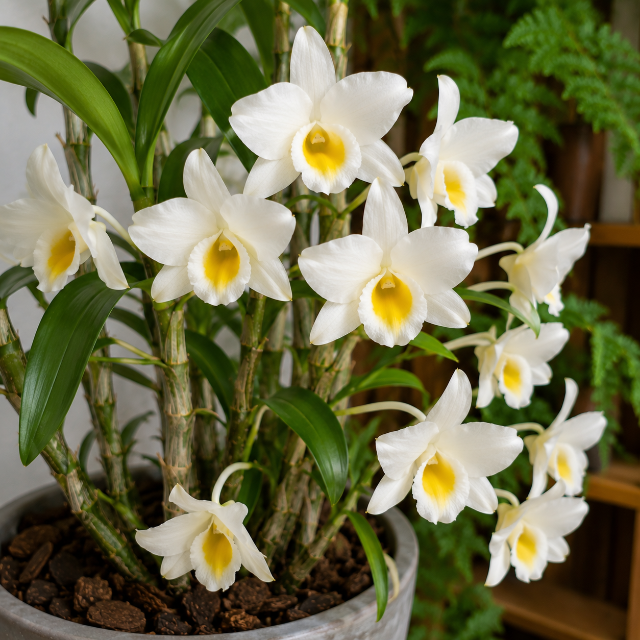 Orquídea Dendrobium-Cana-Dura